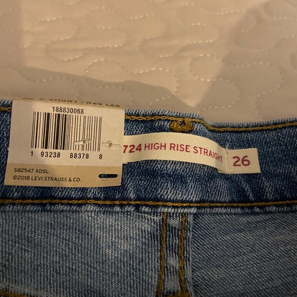 724 High rise straight Levi’s Jeans - Picture 3 of 4